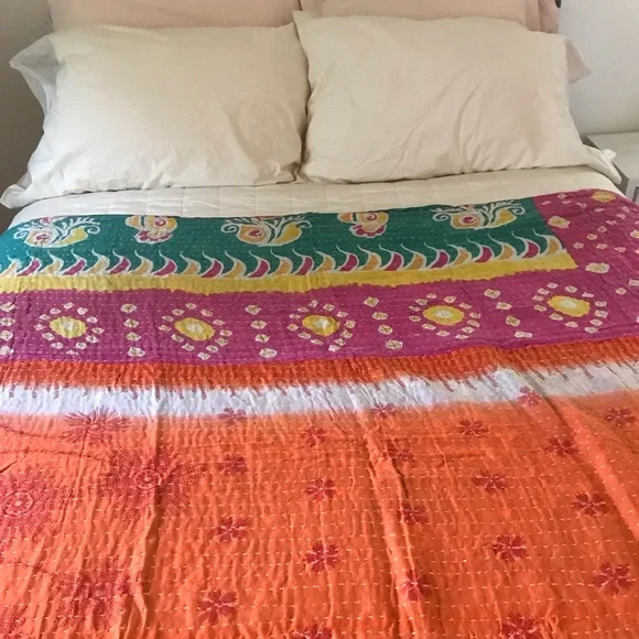 kantha quilt #10 BOGO - Picture 2 of 10